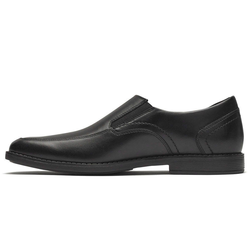 Rockport Mens Slip-On Black - Slayter Bike Shoe - UK 347-CUGLNK